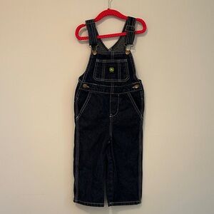 John Deere Kids Denim Overalls - Size 2T